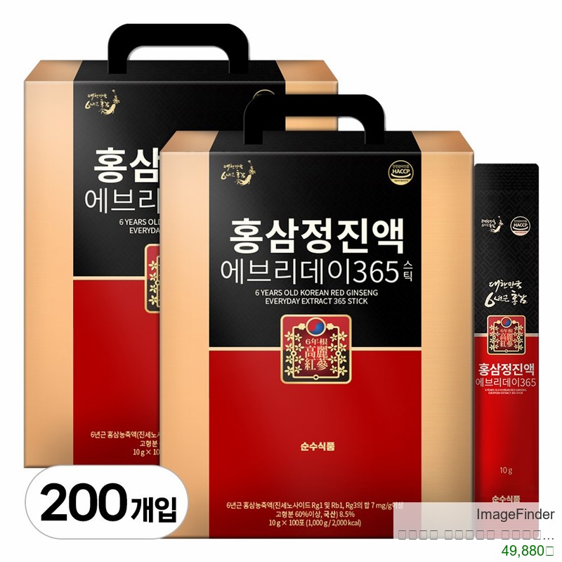 순수식품 홍삼정진액 에브리데이 365 스틱