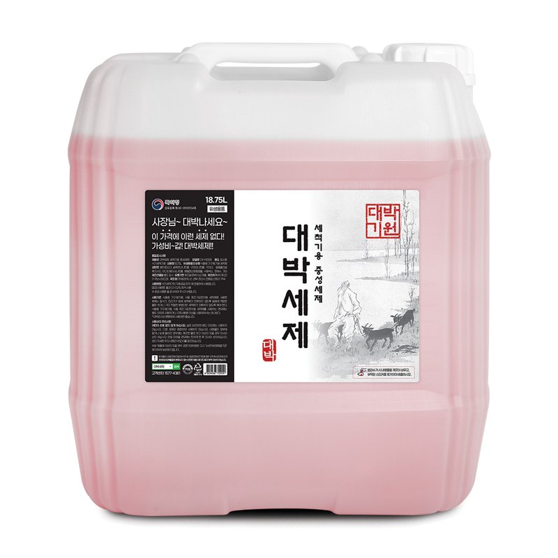 대박세제 식기세척기용 중성세제, 18.75L, 1개