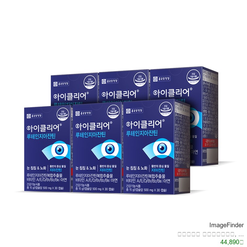 아이클리어 루테인지아잔틴, 30정, 6개